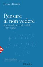 Pensare al non vedere. Scritti sulle arti del visibile (1979-2004)