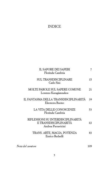 Il sapere dei saperi. Per una formazione transdisciplinare - 2