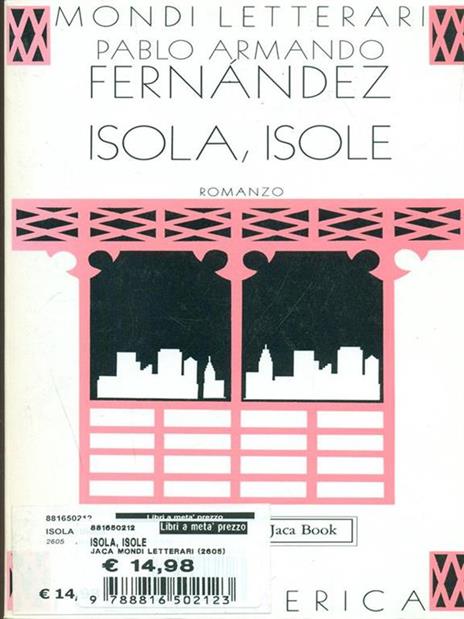 Isole, isole - Pablo Armando Fernández - copertina