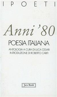 Anni '80. Poesia italiana - copertina