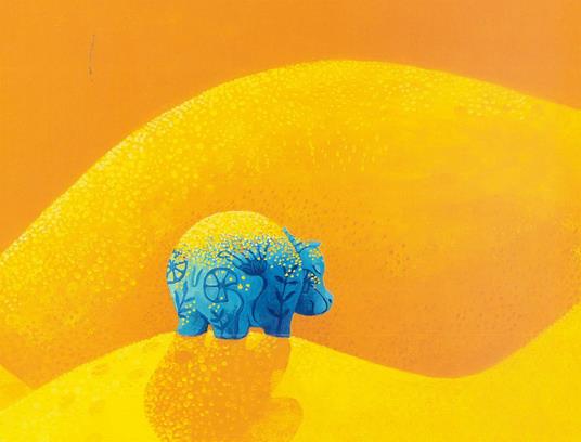 Il piccolo ippopotamo blu. Ediz. a colori - Anja Klauss,Géraldine Elschner - 2