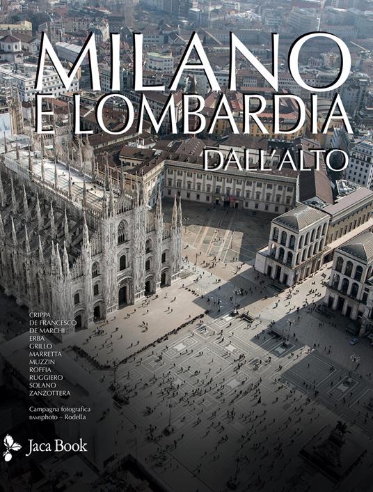 Milano e Lombardia dall'alto. Ediz. a colori - copertina
