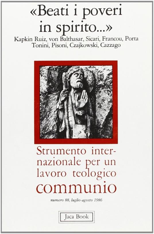 Beati i poveri di spirito - copertina