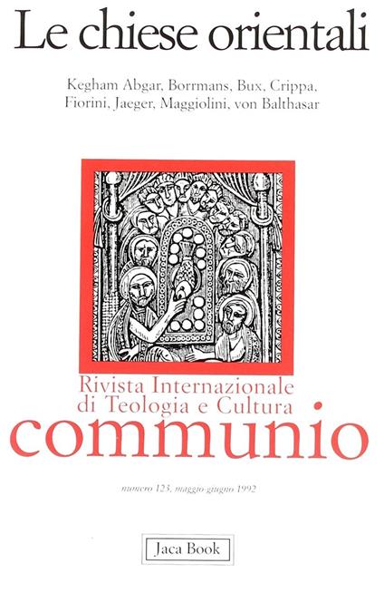 Le Chiese orientali - copertina