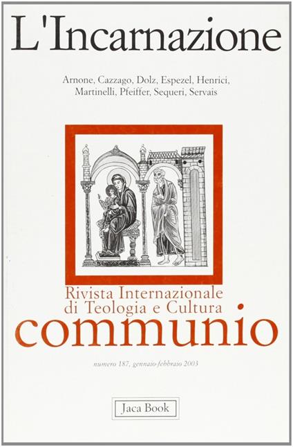 L'incarnazione - copertina