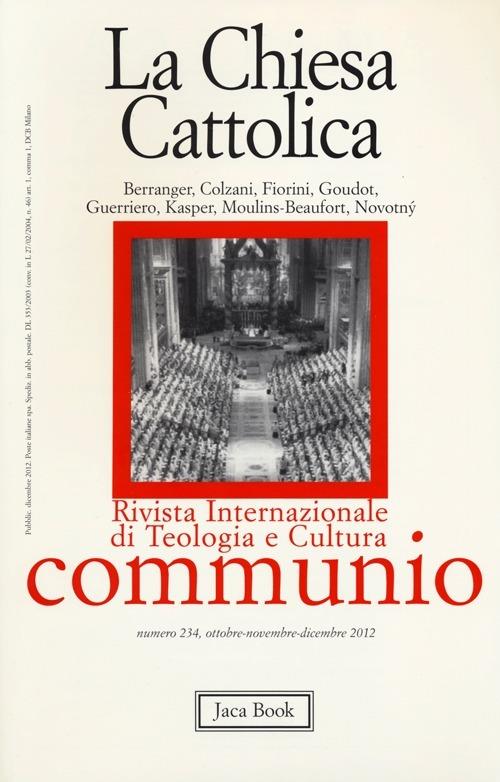 La chiesa cattolica - copertina