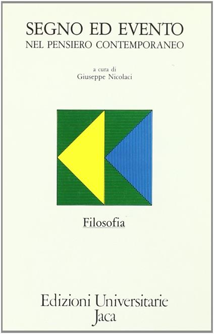 Segno ed evento nel pensiero contemporaneo - copertina