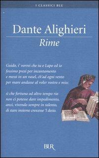 Rime - Dante Alighieri - copertina