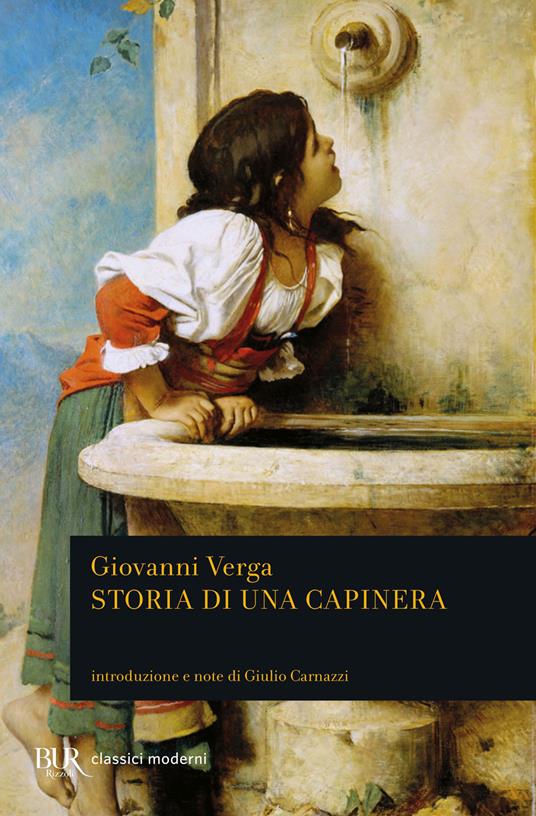 Storia di una capinera - Giovanni Verga - copertina