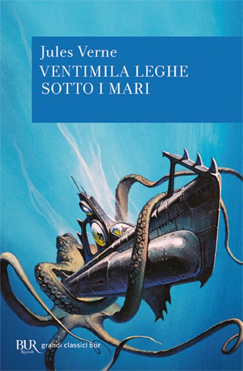 Ventimila leghe sotto i mari - Jules Verne - copertina