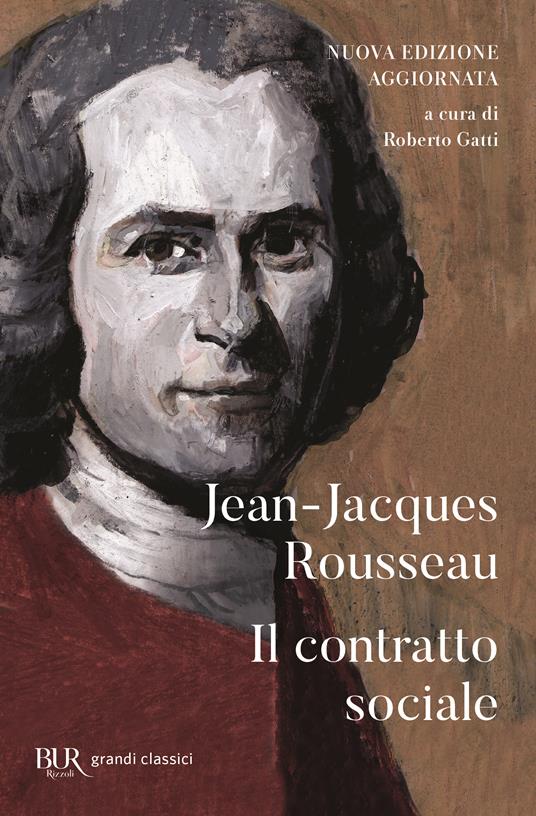Il contratto sociale - Jean-Jacques Rousseau - copertina