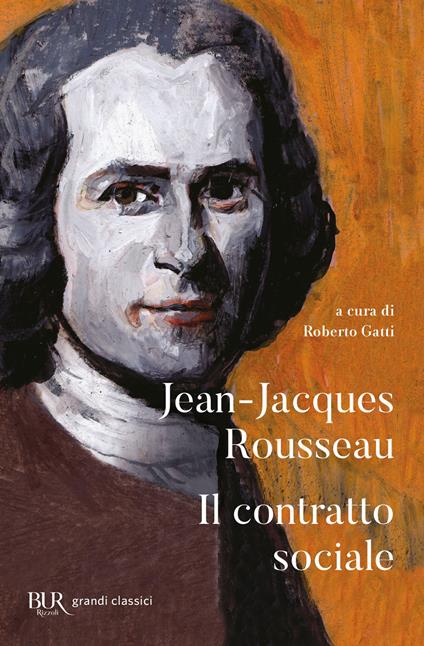 Il contratto sociale - Jean-Jacques Rousseau - copertina