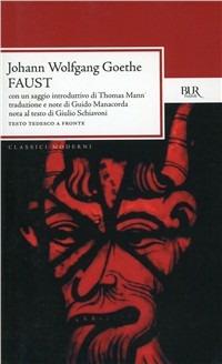 Faust - Johann Wolfgang Goethe - copertina