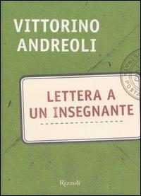 Lettera a un insegnante - Vittorino Andreoli - copertina