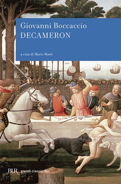 Decameron - Giovanni Boccaccio - copertina