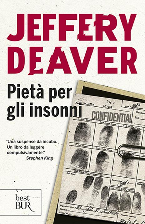 Pietà per gli insonni - Jeffery Deaver - 2