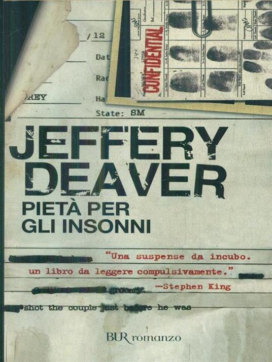 Pietà per gli insonni - Jeffery Deaver - 3