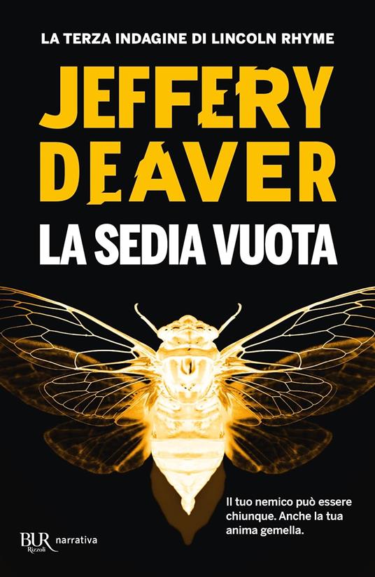 La sedia vuota - Jeffery Deaver - copertina