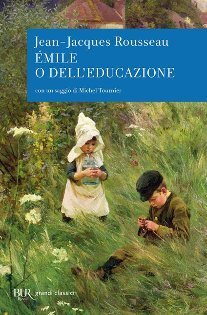 Émilie o dell'educazione - Jean-Jacques Rousseau - copertina