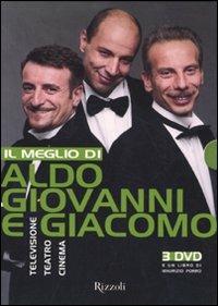 Il meglio di Aldo, Giovanni e Giacomo. Con 3 DVD - Aldo Giovanni e Giacomo,Maurizio Porro - copertina