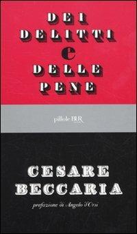 Dei delitti e delle pene - Cesare Beccaria - copertina