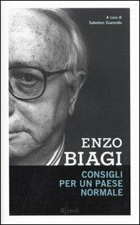 Consigli per un Paese normale - Enzo Biagi - copertina