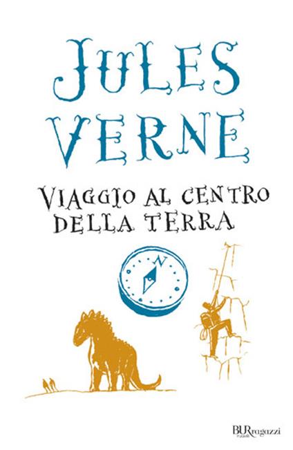 Viaggio al centro della Terra - Jules Verne - copertina
