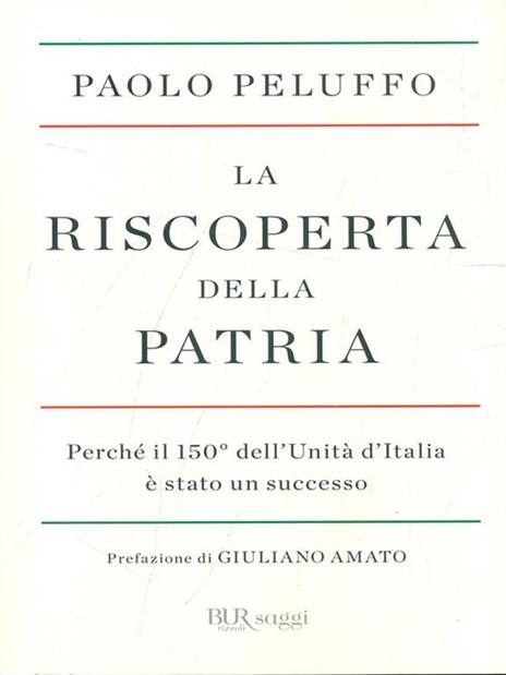 La riscoperta della patria - Paolo Peluffo - copertina