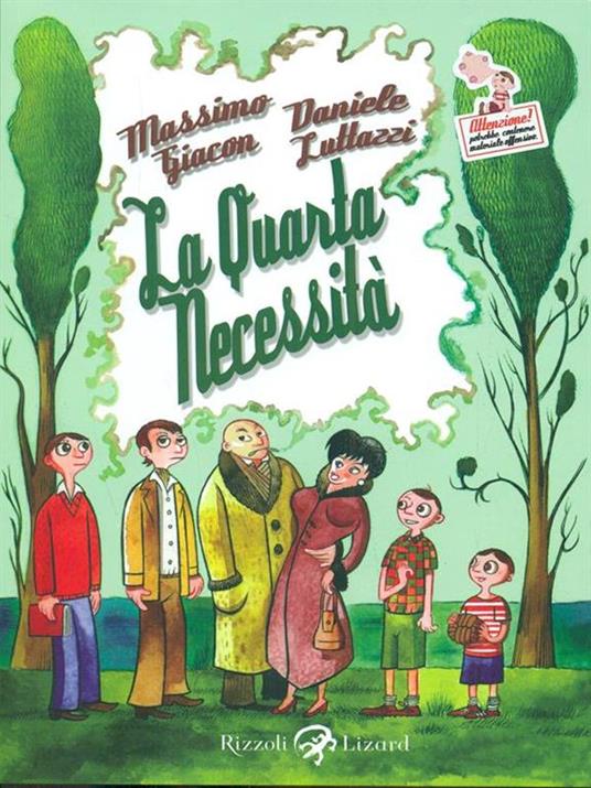 La quarta necessità - Massimo Giacon,Daniele Luttazzi - copertina