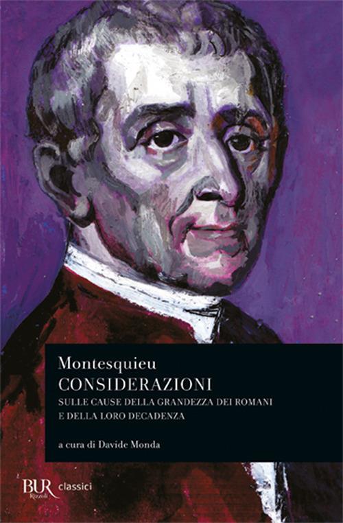 Considerazioni sulle cause della grandezza dei Romani e della loro decadenza-Dialogo tra Silla ed Eucrate - Charles L. de Montesquieu - copertina