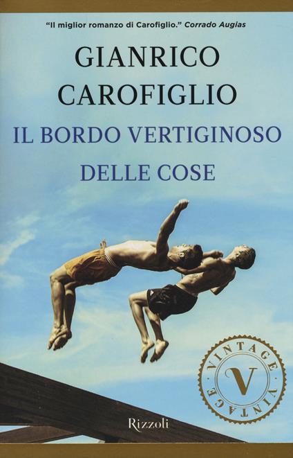 Il bordo vertiginoso delle cose - Gianrico Carofiglio - copertina