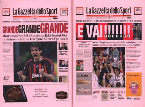 La leggenda del grande Milan nelle pagine de «La Gazzetta dello Sport». Le emozioni, i protagonisti, le sfide. Ediz. illustrata - 4