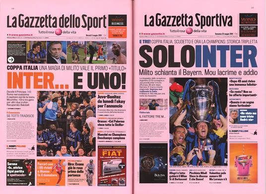 La leggenda della grande Inter nelle pagine de «La Gazzetta dello Sport». Le emozioni, i protagonisti, le sfide. Ediz. illustrata - 4