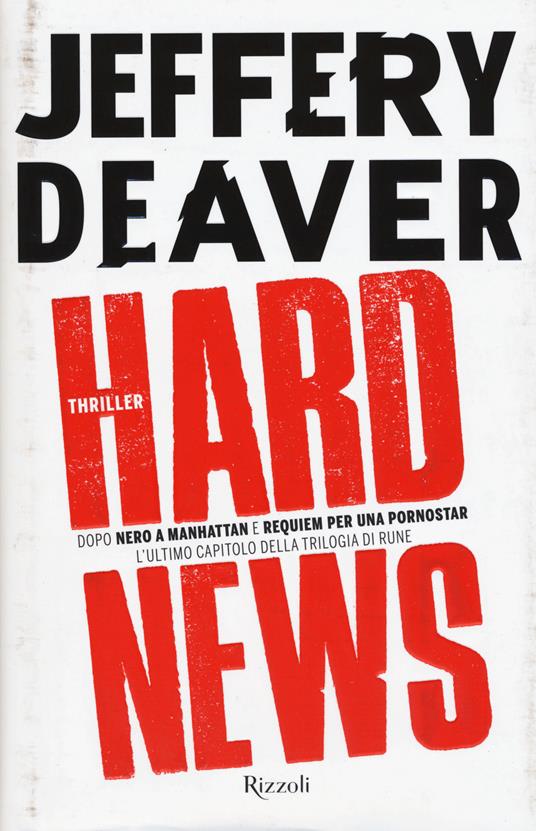 Hard news - Jeffery Deaver - copertina