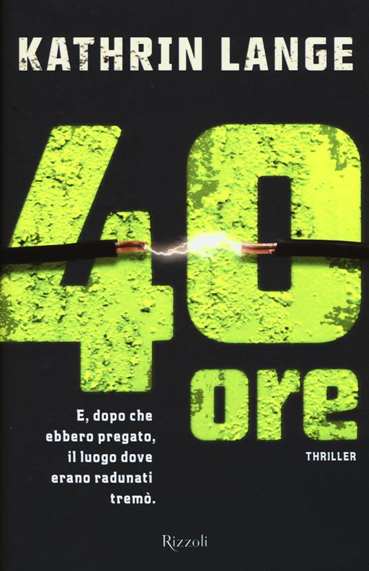 40 ore - Kathrin Lange - copertina