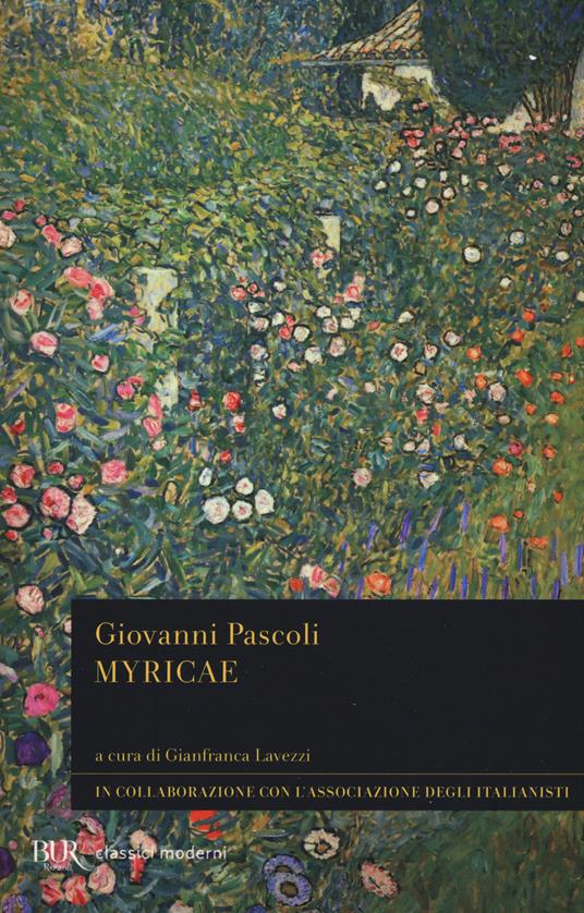 Myricae - Giovanni Pascoli - copertina