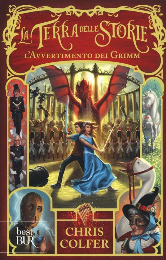 L'avvertimento dei Grimm. La terra delle storie. Vol. 3 - Chris Colfer - copertina
