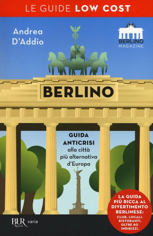 Berlino low cost - Andrea D'Addio - copertina