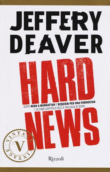 Hard news - Jeffery Deaver - copertina