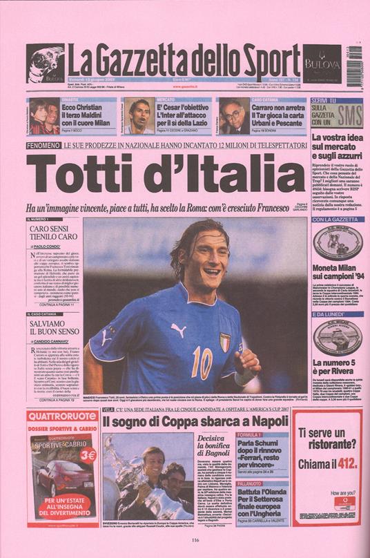 Magico Totti! nelle pagine de «La Gazzetta dello Sport». Ediz. illustrata - 8