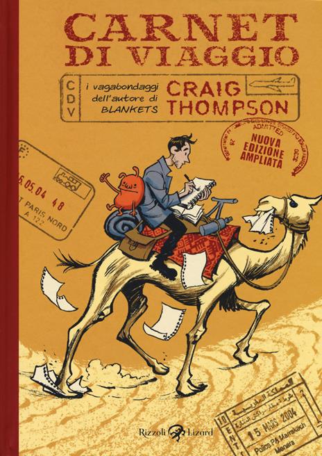 Carnet di viaggio - Craig Thompson - copertina
