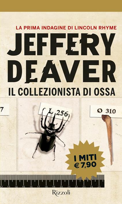 Il collezionista di ossa - Jeffery Deaver - copertina