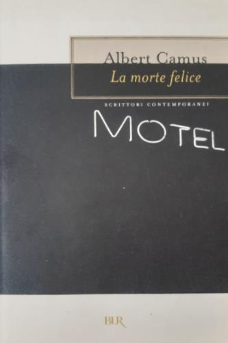 La morte felice - Albert Camus - copertina