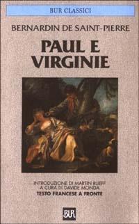 Paul e Virginie. Testo francese a fronte - Jacques-Henri Bernardin de Saint-Pierre - copertina