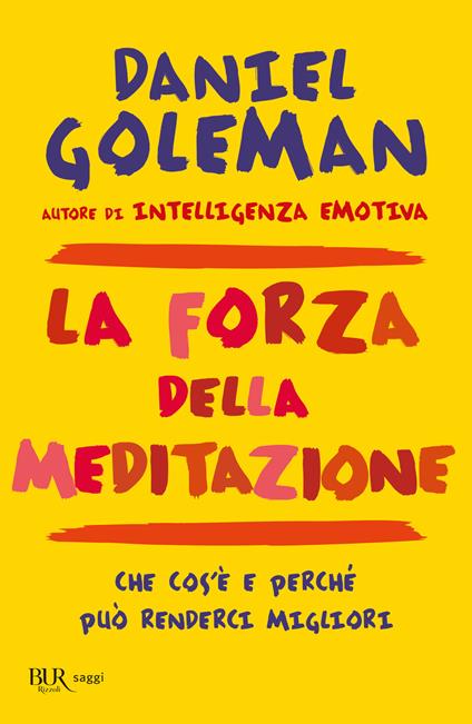 La forza della meditazione - Daniel Goleman - copertina