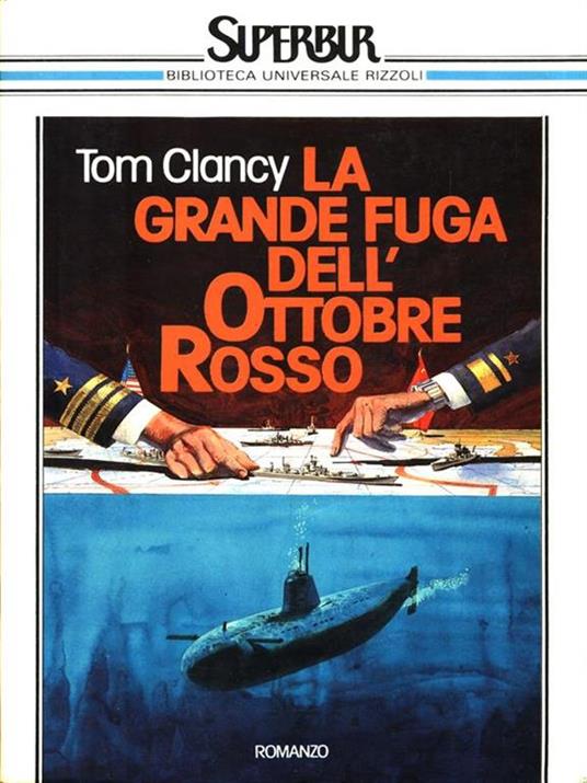 Caccia a Ottobre Rosso - Tom Clancy - copertina