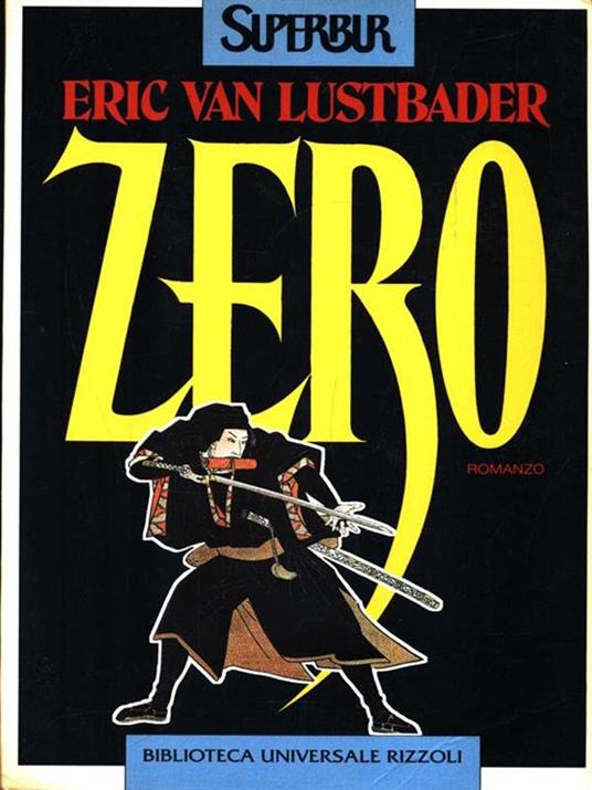 Zero - Eric Van Lustbader - copertina