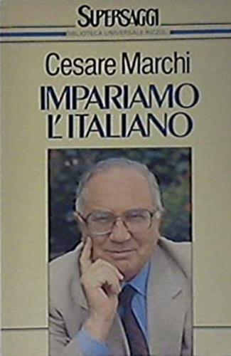 Impariamo l'italiano - Cesare Marchi - copertina