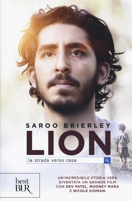 Lion. La strada verso casa - Saroo Brierley - copertina