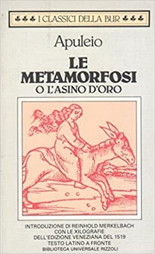Le metamorfosi o l'asino d'oro - Apuleio - copertina
